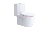 Bồn cầu 2 khối kết hợp nắp cơ đa năng Caesar CD1345 - TAF060
